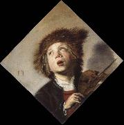 Frans Hals a boy with a violin Sweden oil painting artist